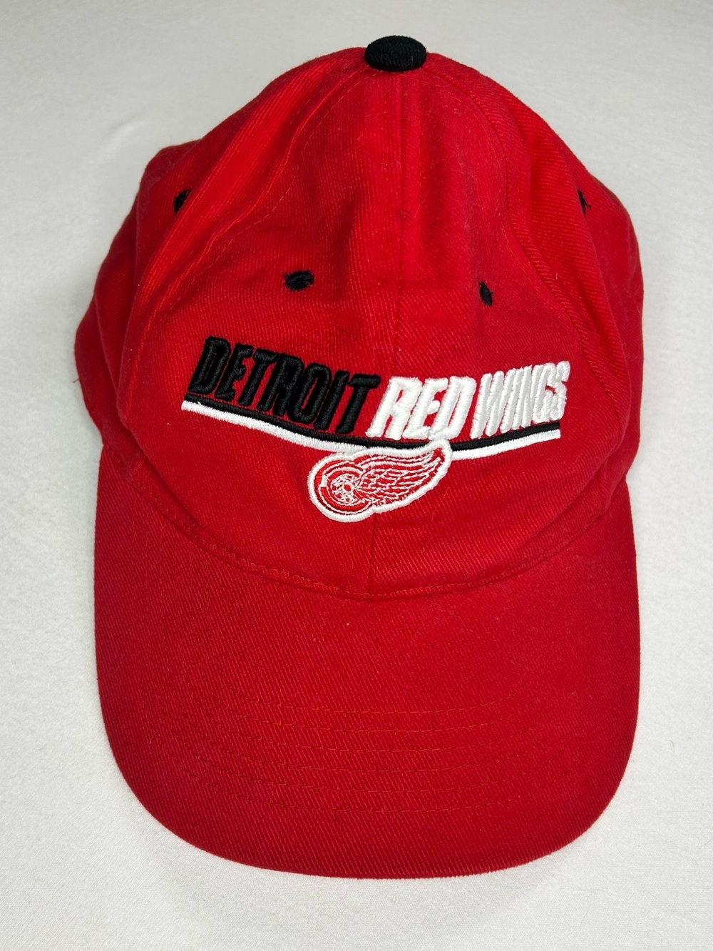 Detroit Red Wings Drew Pearson NHL Hockey Red Adjustable Cap Hat, One Size